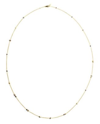 Natasha Collis 18K Gold and Grey Diamond Necklace