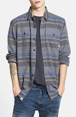 Vans 'Birch' Stripe Twill Flannel Shirt