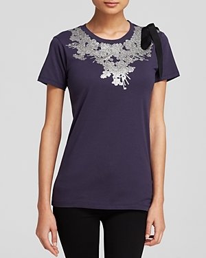 Cynthia Rowley Tee - Exclusive Bow and Sparkles