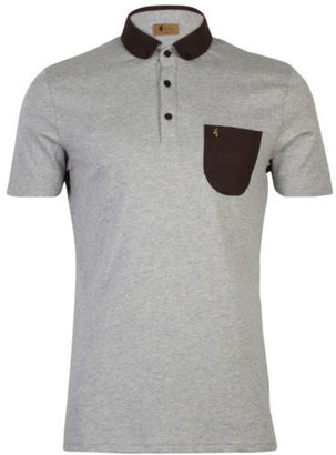 Gabicci New Mens Grey Collared Short Sleeve Polo Shirt Top Size S-Xxl