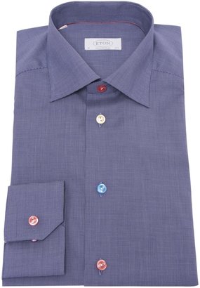 Eton Contrast Button Shirt