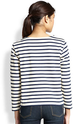 Marc by Marc Jacobs Jacquelyn Striped Cotton Tee