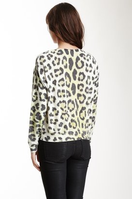 Rebel Yell Leopard Cutoff Lounger Pullover