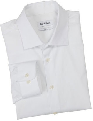 Calvin Klein Underwear Calvin Klein STEEL White Poplin Business Shirt