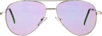 Cutler & Gross Aviator Sunglasses-Purple