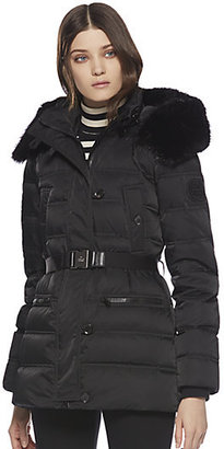 Gucci Fur-Trimmed Quilted Down Jacket