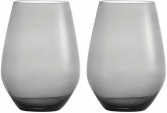 Vera Wang Wedgwood Hue Set of Two Stemless White Wine Glasses