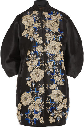 Biyan Hyuana embellished shantung coat