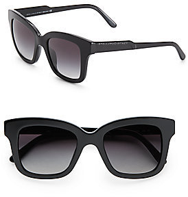 Stella McCartney Black Wayfarer Plastic Sunglasses