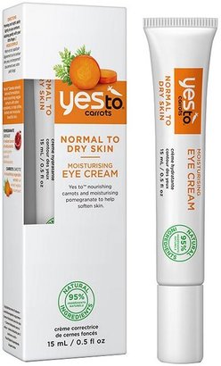 Yes to Carrots Moisturising Eye Cream 15ml for Normal to Dry Skin