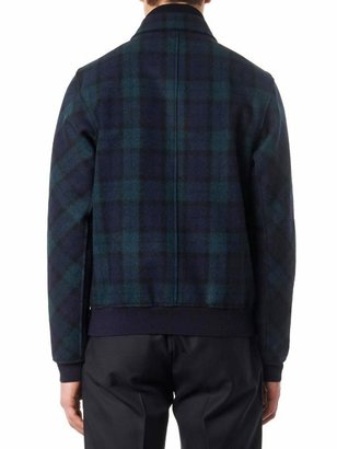 Lanvin Tartan-print wool jacket