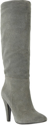Steve Madden Ruched Knee-High Suede Boots