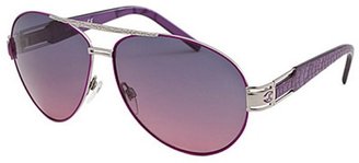 Just Cavalli Women's Aviator Purple Sunglasses