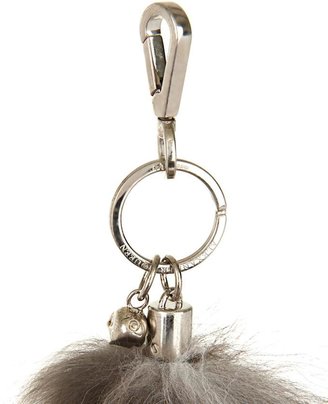 Alexander McQueen Fox-fur key ring