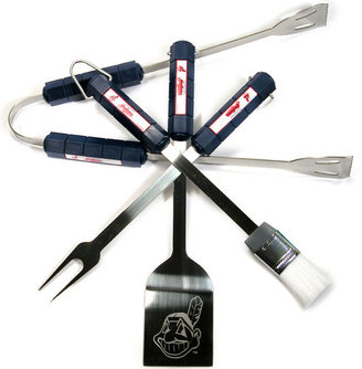 MotorHead Products 4 Piece Grilling Tool Set MLB Team: Baltimore Orioles