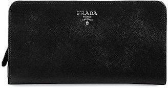 Prada Large Saffiano Leather Wallet