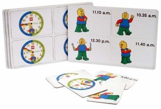 Lego Time Teach Set with Minifigure-Link Watch, Constructible Clock and Activity Cards - Blue