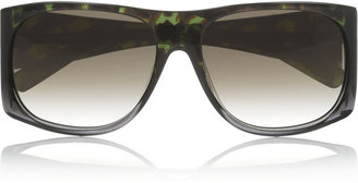 Marc Jacobs D-frame tortoiseshell acetate sunglasses