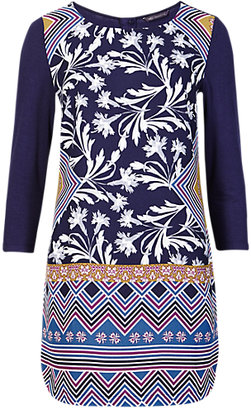 Marks and Spencer M&s Collection Scarf Print Tunic