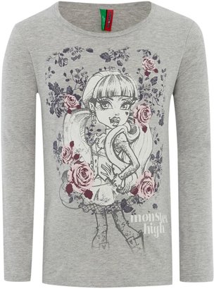 Benetton Girls Monsters High graphic top