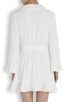 Juicy Couture White terry robe