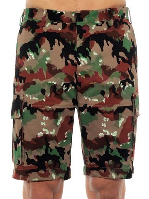 Valentino Camouflage-print cargo shorts