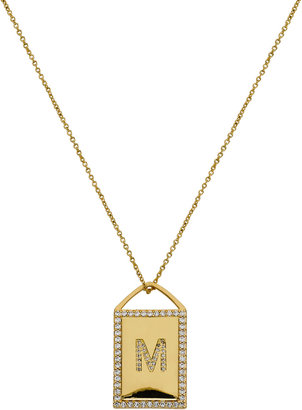 Rebecca Minkoff Framed Initial Necklace