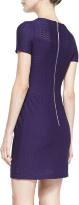 Nanette Lepore Short-Sleeve Cliff-Hanger Dress