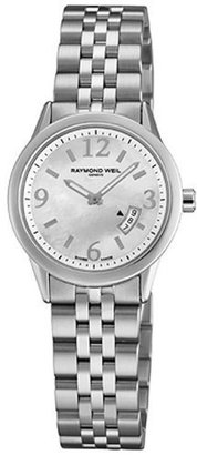 Raymond Weil Women's 5670-ST-05907 "Freelancer" Stainless Steel Watch h