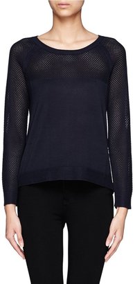 Brooke raglan sleeves knitted pullover