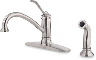 Price Pfister Brookwood 4-Hole Kitchen Faucet in Tuscan Bronze