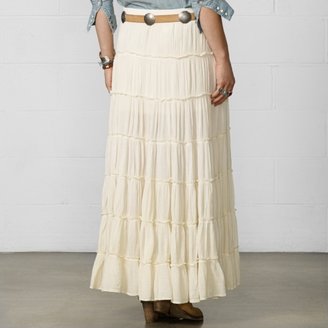 Denim & Supply Ralph Lauren Tiered Cotton-Blend Maxiskirt