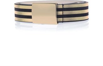 Isabel Marant Dallan metallic stripe leather belt
