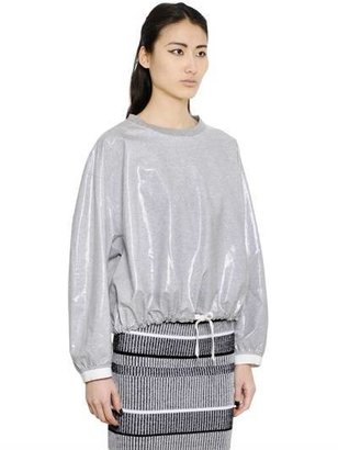 Alexander Wang Laminated Cotton Sweatshirt