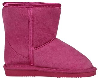 Mini ZZZ Girl`s mid pink slipper boot