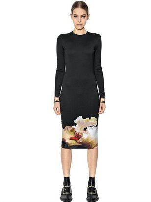 Givenchy Orchid Printed Cotton T-Shirt Dress