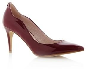 Faith Dark pink curved side high court shoes