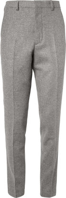 Ami Grey Wool-Flannel Suit Trousers