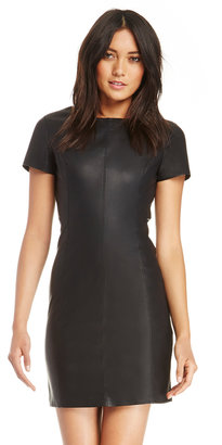 BB Dakota Dalrie Vegan Leather Dress in black 8