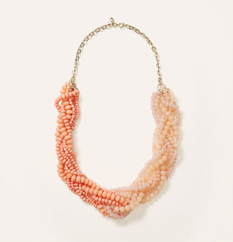 LOFT Ombre Twisted Bead Necklace