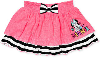 Minnie Mouse Little Girls' Striped Detail Skirt
