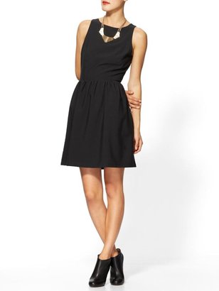 BCBGMAXAZRIA Tinley Road Cutout Back Fit and Flare Dress