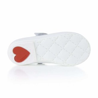 Moschino MoschinoGirls White & Red Heart Shoes