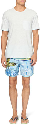 Vilebrequin Moopho Mid-Length Printed Swim Shorts