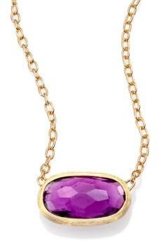 Marco Bicego Delicati Amethyst & 18K Yellow Gold Pendant Necklace