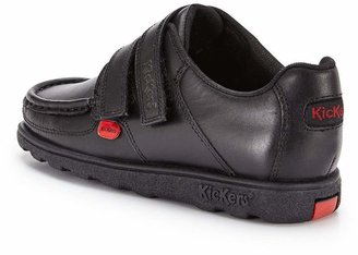 Kickers Boys Fragma Double Strap School Shoes