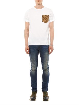 Moncler Camo-print pocket T-shirt