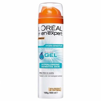 L'Oreal Men Expert Hydra Sensitive Shave Gel 200 mL