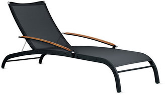 Design Within Reach Lucca ""3 Series"" Chaise With Teak Arms"