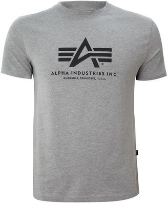 Alpha Industries Men's Branded crew neck T-shirt